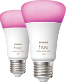 Philips Hue White & Color E27 1100 lm Doppelpack Smart-Home-Lampe