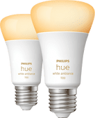 Philips Hue White Ambiance E27 1100 lm Doppelpack Smart-Home-Geschenk