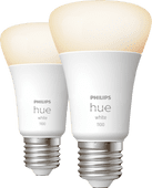 Philips Hue White E27 1100 lm Doppelpack Smart-Lampe mit E27-Fassung