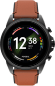 Fossil Gen 6 Display FTW4062 Schwarz/Braun 44 mm Letzte Chance