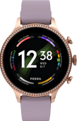 Fossil Gen 6 Display FTW6080 Rose Gold/Purple 42mm Smartwatch with Android Wear OS