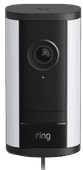 Ring Spotlight Cam Pro 2. Generation Kabelgebunden Schwarz Ring Kamera für einen kleinen Garten