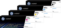 HP-Toner-Kombipack 415A Toner für HP Color Laserjet Pro Drucker