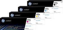 HP-Toner-Kombipack 415X Toner für HP Color Laserjet Pro Drucker