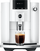 JURA E4 Piano White (EA) Kaffeevollautomat für Espresso und Lungo