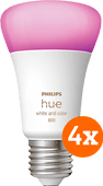 Philips Hue White and Color E27 800lm 4-pack Philips HUE E27 fitting