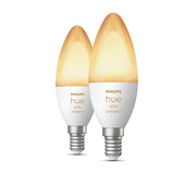 Philips Hue White Ambiance E14 Doppelpack Smart-Lampe mit E14-Fassung