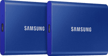Samsung Portable SSD T7 2TB Blau - Doppelpack Samsung externe SSD