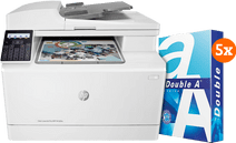 HP Color Laserjet Pro M183fw MFP + 2.500 Blatt A4-Papier All-in-One-Farblaserdrucker