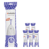 Brabantia Müllbeutel Code D - 15-20 Liter (120 Stück) Brabantia Müllbeutel oder Müllsack