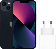 Apple iPhone 13 256 GB Schwarz + Apple USB-C-Ladegerät 20 W Handy mit 5G