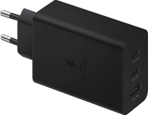 Samsung Super-Fast-Charging-Ladegerät mit 3 USB-Anschlüssen 65 W Schwarz Samsung Ladegerät