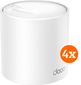 TP-Link Deco X50 4er-Pack WLAN-Lösung fürs Homeoffice in einem Reihenhaus