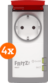 FRITZ !DECT 210 4-Pack AVM Smart Plug