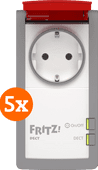 FRITZ !DECT 210 5-Pack AVM Smart Plug