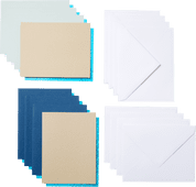 Cricut Cut-Away Cards Marina A2 (10,8 cm x 14 cm) 8er-Pack Material für den Cricut Joy Schneideplotter