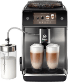 Saeco GranAroma Deluxe SM6685/00 Fully automatic coffee machine with a lot of help with maintenance