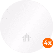 ELRO FS4610 (10 years) 4-Pack Design smoke detector