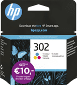 HP 302 Cartridge Color Cartridge for HP Officejet printers