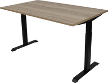 Euroseats Sit/Sit Desk 140x80 Black Oak Desk