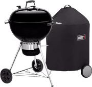 Weber Master Touch GBS E-5750 57 cm Schwarz + Weber Premium-Abdeckung 57 cm Grillgeschenk