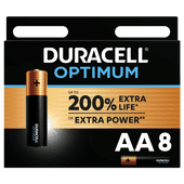 Duracell Alkaline Optimum AA batteries 8 units Mini system accessories