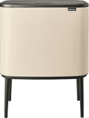 Brabantia Bo Touch Bin 11 + 23 Liter Soft Beige Brabantia Bo Mülleimer