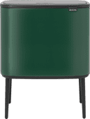 Brabantia Bo Touch Bin 11 + 23 Liter Pine Green Brabantia Bo Mülleimer