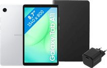 Samsung Galaxy Tab A11 8.7 inches 128GB WiFi Silver + Basic Accessory Pack Tablet for the whole family