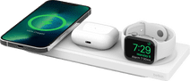 Belkin 3-in-1 Kabelloses MagSafe Ladegerät 15W Weiß Apple Watch Qi-Ladegerät