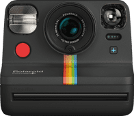 Polaroid Now+ Schwarz Kamera mit Sucher