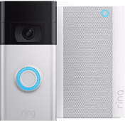 Ring Video Doorbell Gen. 2 Nickel + Chime Pro Ring Set