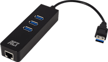 ACT USB Hub 3.2 with 3 USB-A Ports and Ethernet USB hub