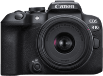 Canon EOS R10 + RF-S 18-45 mm f/4.5-6.3 IS STM Video- oder Fotografie-Geschenk