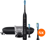 Philips Sonicare DiamondClean 9000 HX9913/18 + Brush Attachment (4 units) Electric toothbrush with travel case charger