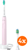 Philips Sonicare 3100 Series HX3671/11 + InterCare Aufsteckbürsten (4 Stück) Elektrische Zahnbürste mit Drucksensor