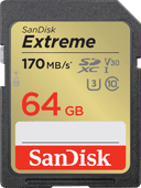 SanDisk SDXC Extreme 64GB 170MB/s Memory card