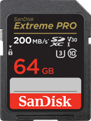 SanDisk SDXC Extreme Pro 64GB 200MB/s SanDisk memory card