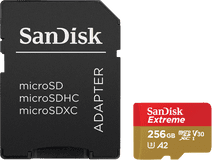 SanDisk MicroSDXC Extreme 256GB 190MB/s MicroSD cards for smartphone