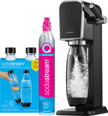 SodaStream ART Black + 2 Bottles Sparkling water maker