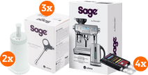 Sage Pflegepaket ein halbes Jahr Reinigungsmittel für Kaffeemaschine