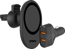 OtterBox Phone Mount Car with MagSafe Magnet + BlueBuilt Car Charger Quick Charge Phone mount for cars