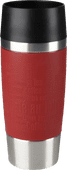 Tefal Travel Mug 0,36 Liter Edelstahl/Rot Kaffee-Geschenk