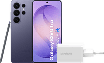 Samsung Galaxy S26 Ultra 1TB Dunkelblau 5G + BlueBuilt Ladegerät 65 Watt Weiß Samsung Galaxy S26 Ultra