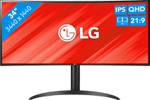 LG UltraWide 34WP85C Ultrawide monitor with a high resolution