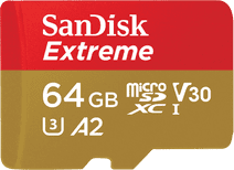 SanDisk MicroSDXC Extreme 64 GB 170 MB/s + SD Adapter MicroSD-Karte für GoPro Actionkamera