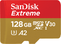 SanDisk MicroSDXC Extreme 128GB 190MB/s + SD Adapter MicroSDXC card