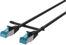 BlueBuilt Network cable STP CAT6 0.5m black UTP or Ethernet cable