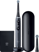 Oral-B iO Series 7w Black with Extra Brush Attachment Black Oral-B electric toothbrush