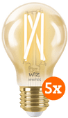 WiZ Smart Filament Light Standard Gold 5-pack - Warm to Cool White Light - E27 WiZ LED light